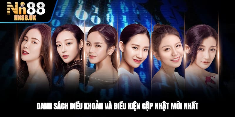 Danh sách điều khoản và điều kiện cập nhật mới nhất